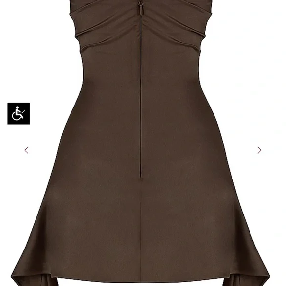 House of CB Strapless Chocolate Dress - Picture 7 of 7